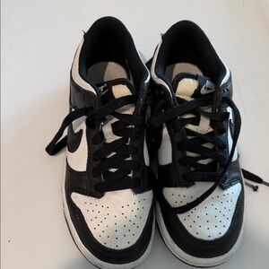 Nike Two-Tone Black and White Low-Top Sneakers